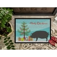 thumbnail image 3 of Caroline's Treasures BB9300MAT Berkshire Pig Christmas Door Mat, Indoor Rug or Outdoor Welcome Mat 18x27 Doormat , 27"L, 3 of 4
