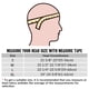 thumbnail image 3 of AHR RUN-C Motorcycle Half Face Helmet DOT Approved Bike Cruiser Chopper High Gloss Black S, 3 of 9