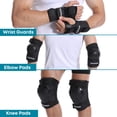 thumbnail image 3 of Set de equipo de protección: rodilleras Bodyprox, coderas y protectores de muñeca, 3 of 5