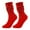 Red, variant on PMVFHDE Men and Women Socks Solid Color Mid High Calf Socks Fashion Versatile Comfortable Casual Long Socks Gold
