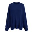 thumbnail image 5 of Stylish Women's Pullover Sweater - Loose Autumn and Winter Casual Fashion Neck Split Knitting Design for Cozy Comfort, 5 of 5