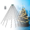 thumbnail image 1 of Luces de de Navidad con anillo, luces de cadena LED para , iluminación de cadena navideña para patio, césped exterior, dormitorio, festival 2m 280 luces, 1 of 8