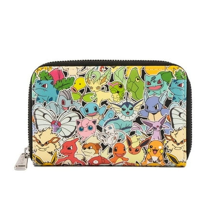 Loungefly Pokemon Ombe All Over Pattern Faux Leather Wallet