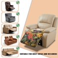 thumbnail image 6 of Kuiaobaty Yorkshire Sunflower Print Non Slip Recliner Cushion Slipcover, Soft Quilted Recliner Sofa Cover Lightweight Washable Furniture Protector for Living Room, Bedroom, 6 of 7