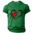 thumbnail image 2 of Camisetas de Manga Corta Casual Impresión Cuello Redondo Suéter Camiseta, Blusa de Moda de Poliéster Ligero, 2 of 4