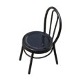 thumbnail image 1 of Milaget Chaise Miniature de Maison de Poupée Décoration de Maison de Poupée Accessoires Photo de Simulation Robustes pour Base Miniature Jardin Féerique Modèle Train Dioramas Noir, 1 of 9