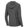 thumbnail image 3 of Women's-Antigua  Heather Black Ryan Blaney Daybreak Quarter-Zip Pullover Hoodie, 3 of 3