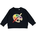 thumbnail image 2 of Inktastic Artist Palette and Brush Baby Sweatshirt, 2 of 4