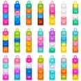 thumbnail image 4 of 15 pulseras antiestrés de silicona, multicolores, con burbujas, juguetes sensoriales antiestrés para niños y adultos (colores aleatorios), 4 of 5
