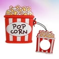 thumbnail image 2 of CIMAXIC wireless headset cover Popcorn Design Wireless Earphone Cover Headset Protective Shell Silicone Case Hanging Pendant with Ring Rope Compatible for Airpods 1/2,2.36"X2.17"X1.18", 2 of 4