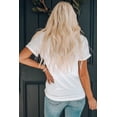 thumbnail image 4 of POGLIP T-Shirt Imprimé Graphique à Manches Courtes pour Femme Blanc Chauve-Souris Vache, 4 of 6