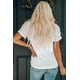 thumbnail image 2 of ABPHQTO Camiseta blanca con gráfico Sorta Sweet Sorta Spooky Halloween Vibe para mujer, 2 of 5