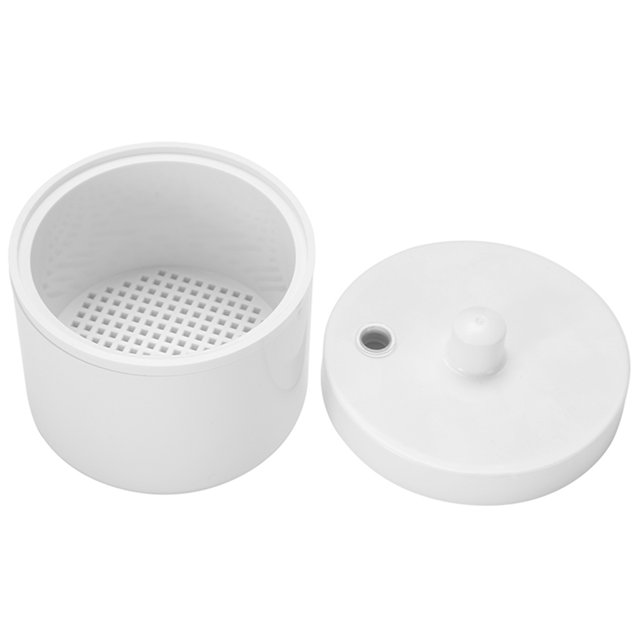 Nail Art Metal Tools, Manicure Accessories Round Shape Pot Self-draining Basket For Nail Art Metal Tools For Professional Salon Home Use