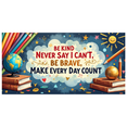 thumbnail image 3 of Inspirational Quote Banner with Sun Globe Pencils Books Decor, Motivational Background for School Events Office Decorations Party Setups Classroom Decor Personal Spaces, 3 of 7