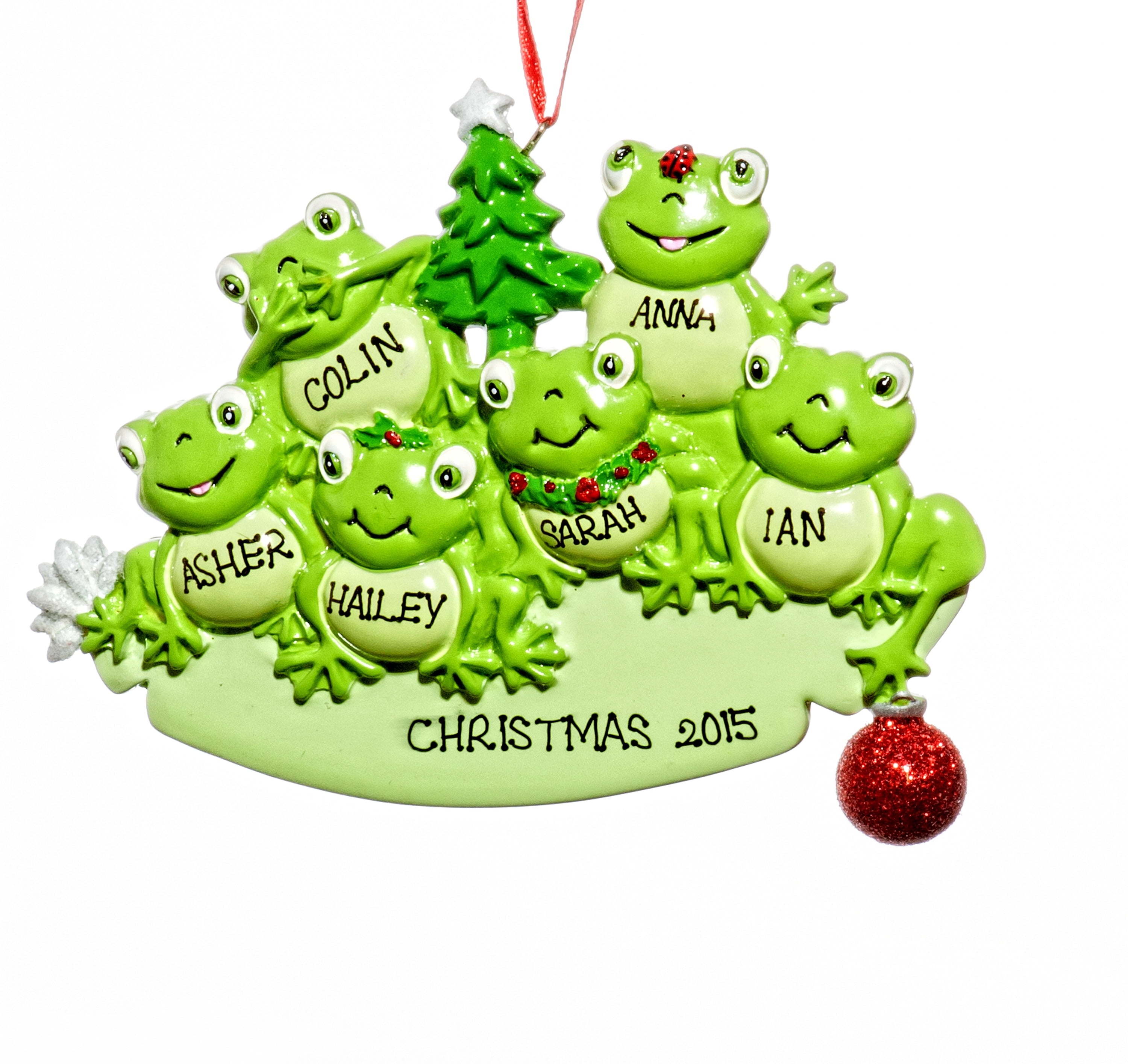 Frog Christmas Tree Ornaments 