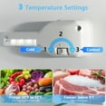 thumbnail image 3 of KNDKO 4.5 Cu.Ft Mini Fridge with Freezer, Small Refrigerator with 3 Level Adjustable Thermostat, 2 Door Small Refrigerator, Removable Glass Shelves for Bedroom, Kitchen, Apartment, Grey, 3 of 9