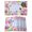 Lavender, variant on Easter Flowers Placemats Set of 4, Eggs Spring Colorful Tulips Daisy Berries Placemats for Dining Table, Place Mats for Kitchen Tabletop, Waterproof Wipeable Dining Table Mats Set