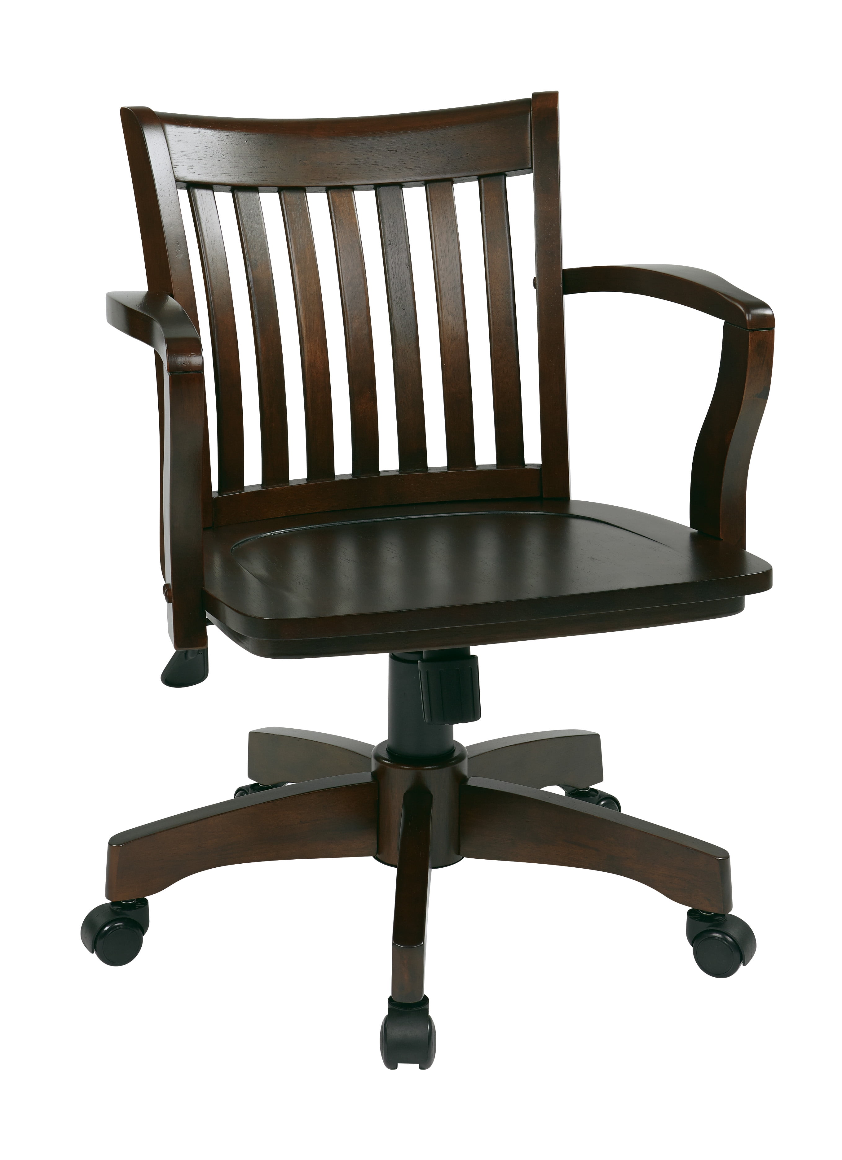 Osp Home Furnishings Deluxe Wood, Wood Bankers Chair Cushion