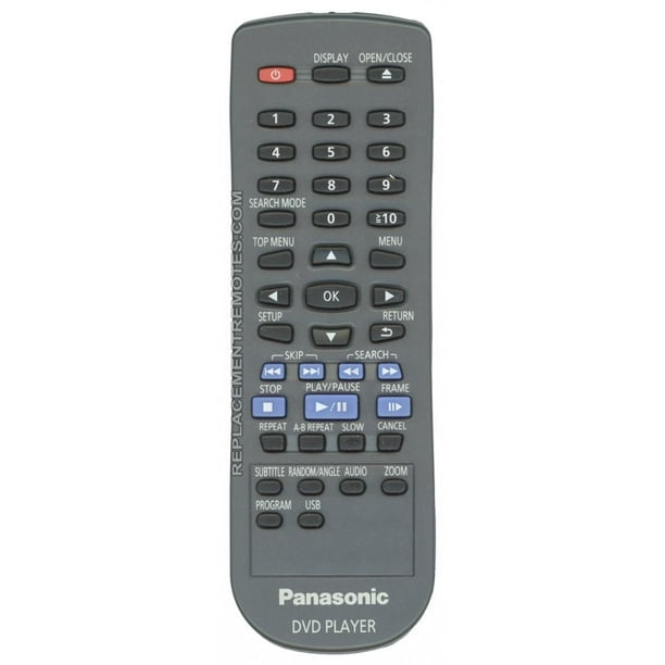 Panasonic N2QAYA000080 (p/n: N2QAYA000080) DVD Player Remote Control ...