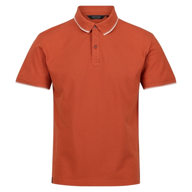 Regatta - Polo Tadeo para Hombre (Arcilla Cocida Naranja)