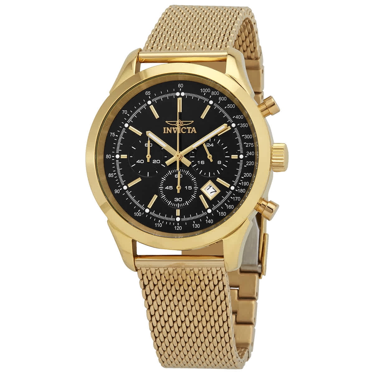 Technomarine Manta Chronograph GMT Quartz Crystal Rose Gold Dial