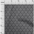 thumbnail image 2 of oneOone Polyester Lycra Black Fabric Asian Ikat Craft Projects Decor Fabric Printed By The Yard 56 Inch Wide, 2 of 4