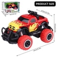 thumbnail image 2 of 1/43 Remote Control Car for 3-9 Years Old Kids Battery Operated Off-Road Car 200feet Remote Distance RC Truck Strong Grip Force Racing Car Parent-children Interaction Simulation Car for C, 2 of 7
