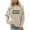 Beige, variant on WILLBEST hoodies Women's Fashion Print Solid Color Off Shoulder Long Sleeve Hoodie clockwork orange hoodie