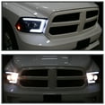thumbnail image 2 of Spec-D Tuning Black Projector Headlights Sequential Switchback LED Signal Compatible with 2009-18 Dodge RAM 1500/2500/3500, 2019-24 Dodge RAM 1500 Left + Right Pair Headlamps Assembly, 2 of 5