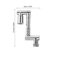 thumbnail image 2 of HEALEEP Kitchen Sink Aerator Tap Aerators Plastic Water Flow Direction Adjustment 1 Set, 2 of 8