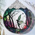 thumbnail image 1 of Adorno Navideño de Vitral con Hada Jocidea 7.5x9 cm, 1 of 6