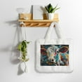 thumbnail image 5 of Yiaed Colorful Graffiti Cow Print Fluffy Shoulder Bag Plush Bags Women Ladies Tote Bag Fluffy White Furry Purse Handbag for Autumn and Winter, 5 of 7