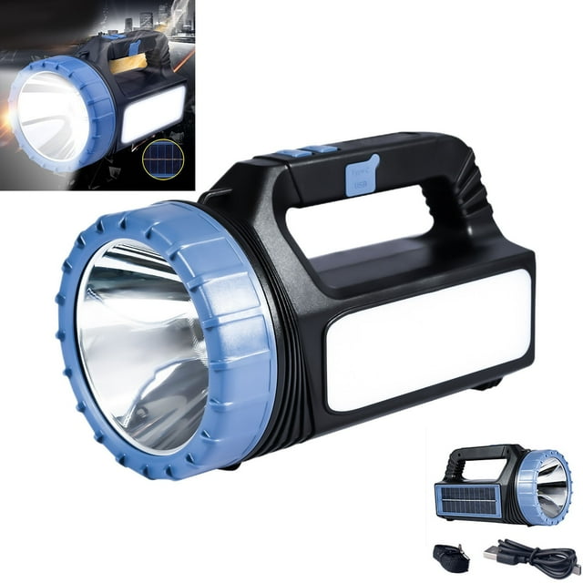 Lámparas Solares para Calle Exterior | Luz Solar Inalámbrica para Estacionamiento con Sensor de Movimiento | 3 Modos de Iluminación | Luz de Seguridad para Jardín, Patio y Calle | Recargable USB y