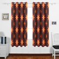 thumbnail image 2 of Stars Light Blackout Curtain Panels 63x55in Drapes Privacy Assured for Living room Bedroom Bathroom 2 panels set, 2 of 5