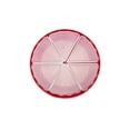 thumbnail image 6 of Fox Run Pie Saver with 6 Individual Slice Containers, Red Pie Carrier With Lid, 13.5" x 13.5" x 2.75", 6 of 10