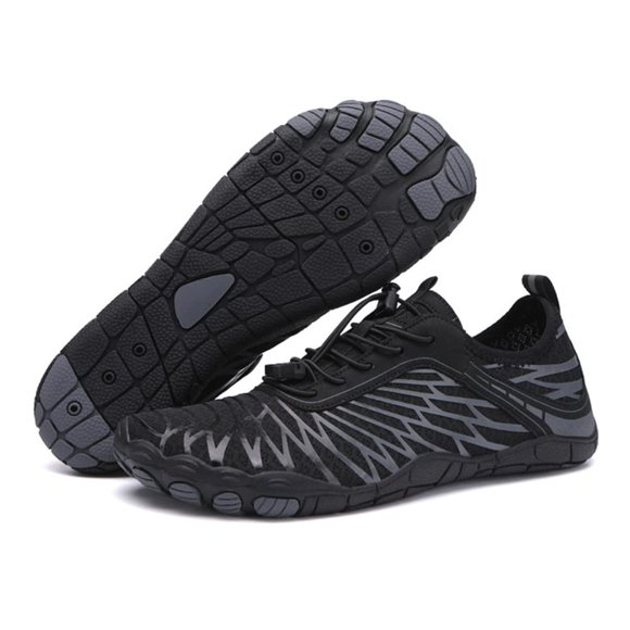 Zapatos de senderismo Hi-Y2Kgirls Barefoot para mujer y hombre, color negro