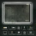 thumbnail image 5 of STARLEAD LED Bathroom Mirror,36*28 inch LED Mirror for Bathroom,Bthroom Mirror with Lights,Anti Fog,Wall Mounted,Touch, 5 of 8