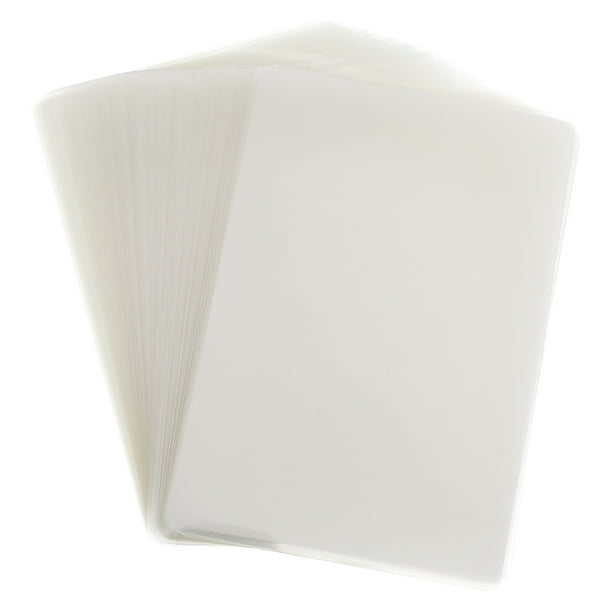 200pcs Laminating Film Clear Laminating Sheets Thermal Laminating Paper