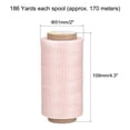 thumbnail image 2 of Unique Bargains 186 Yards 210D/1mm Leather Sewing Thread Polyester Waxed Cord, Misty Rose, 2 of 5