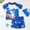 # 11, variant on Bullpiano Toddler Baby Boys Short Sleeve Rashguard Dinosaur Bathing Suit Set Quich Dry Swimwear Surfing Suit