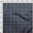 thumbnail image 2 of oneOone Georgette Viscose Fabric Geometric Ikat Print Fabric By Yard 42 Inch Wide, 2 of 4
