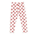 thumbnail image 4 of YUGYXL Deals Leggings Pants for Girl Trendy Graphic Cute Comfy Long Pants Elastic High Waist Lightweight Trousers Red 5 Years, 4 of 6