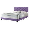 thumbnail image 2 of Glory Furniture Suffolk G1402-KB-UP King Bed , PURPLE, 2 of 6