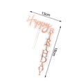 thumbnail image 1 of Happy Birthday Acrylic Cake Topper Cake Toppers Birthday Cakes Party Wedding Decoration Anniversaire Candy Bar Father Mother Gao Jinjia LED, 1 of 2
