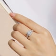 thumbnail image 6 of Adjustable 1 Carat Shiny Moissanite Ring - 18K Gold Plated, 925 Sterling Silver, Elegant and Sexy Design, Perfect for Daily, Party, Engagement, Wedding, Anniversary Gift, 6 of 7