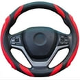 thumbnail image 1 of Funda de cuero para volante de coche - Universal (37-38 cm), transpirable y antideslizante, 1 of 5