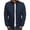 Navy, variant on XMMSWDLA Mens Plus Top Solid Color Jacket Cotton Padded Jacket Cotton Padded Jacket Warm Cotton Padded Jacket