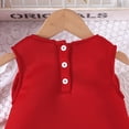 thumbnail image 6 of 0-5Y Kids Baby Dresses Girls Clothes Sleeveless Front Big Bow Beading Pearl Lace Cake Dress For Girls Children Party Gowns, 6 of 6