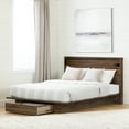 thumbnail image 6 of South Shore Tao Platform Bed with Drawer, Fall Oak, 6 of 10
