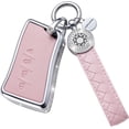 thumbnail image 1 of for Lexus Key Fob Cover with Keychain, Soft TPU Key Case Protection Shell Fit for Lexus ES350 ES300h UX200 LS500 LS500H LC500 LC500h, 1 of 7